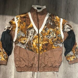 Vintage Animal Print Jacket